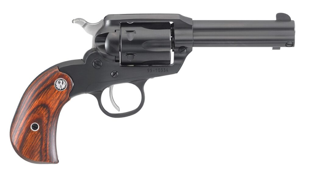 Ruger Bearcat Shopkeeper .22 LR Revolver, 3.5" Barrel, 6-Round, Birdshead Grip Frame, Fluted Cylinder, Blued