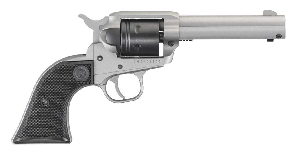 Ruger Wrangler .22 LR Revolver, 4.62" Barrel, Silver Cerakote product image
