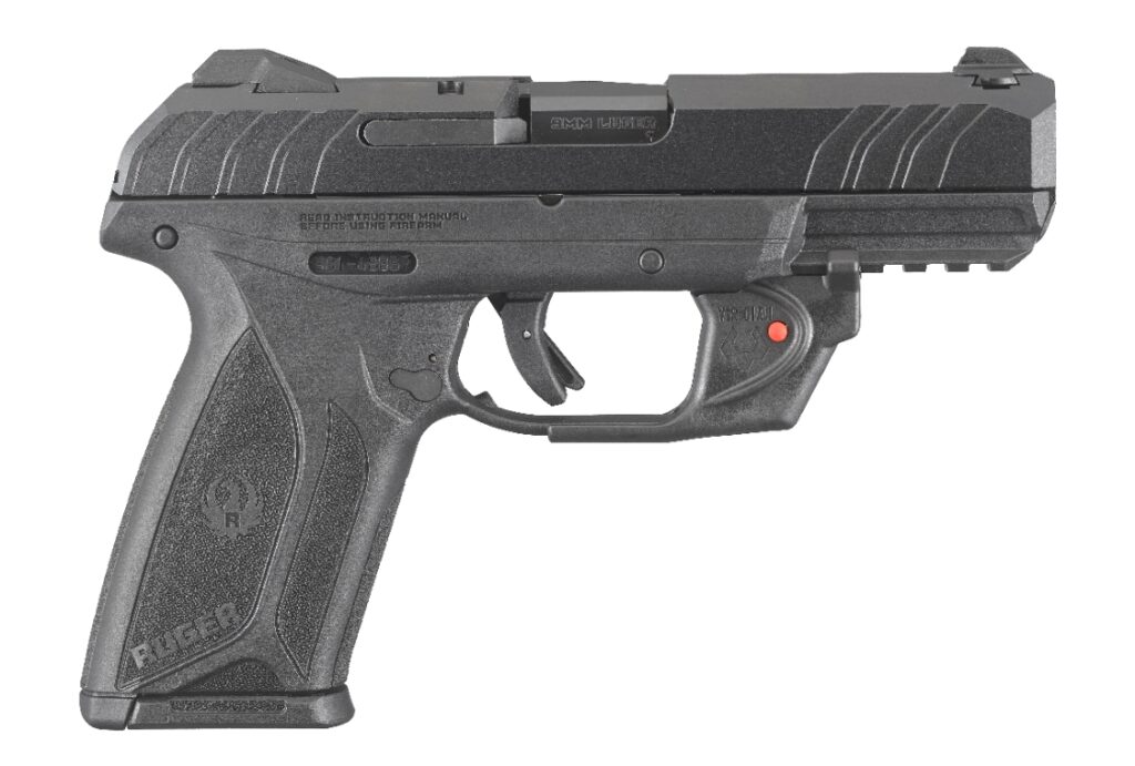 Ruger Security-9 9mm Pistol, 4" Barrel, 15+1, Viridian Red Laser