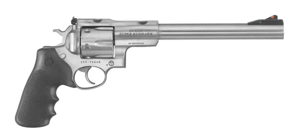 Ruger Super Redhawk .44 Magnum Revolver, 9.5" Barrel, 6-Round, Hogue Tamer Grip, Stainless