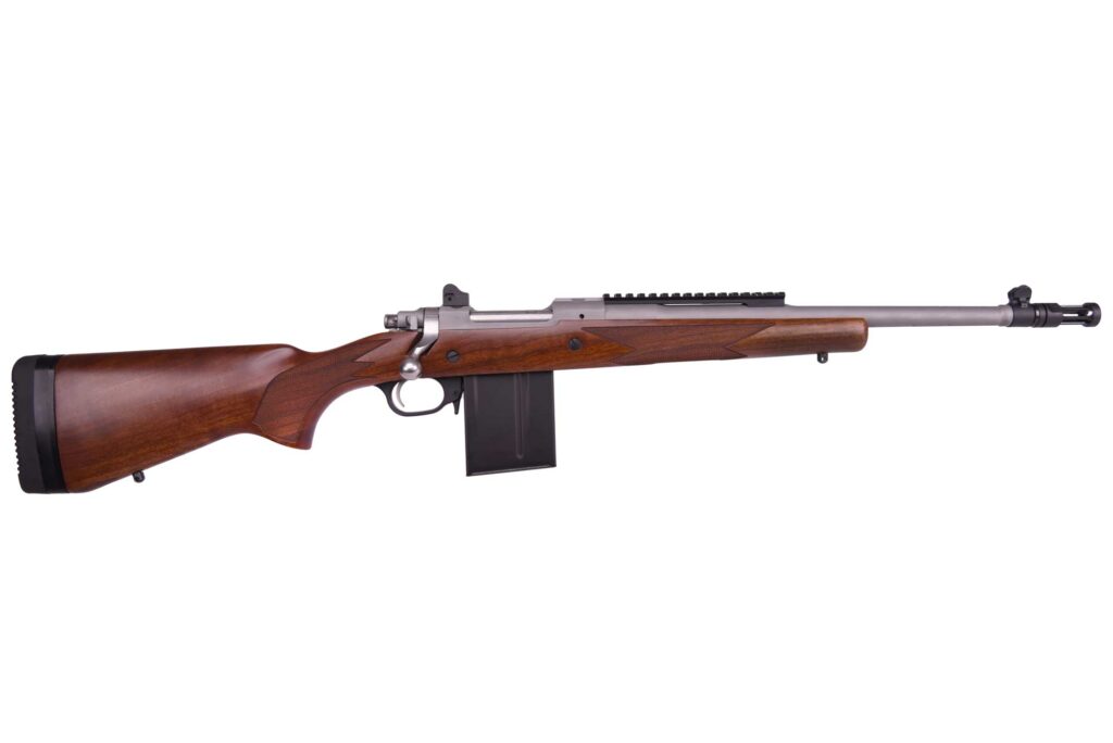 Ruger Gunsite Scout .308 Win, Walnut Stock, Stainless Finish, 10-Round