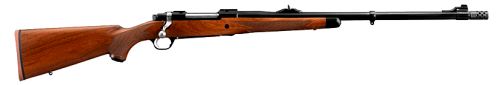 Ruger M77 Hawkeye African .375 Ruger Blued Rifle with Muzzle Brake System - Image 2