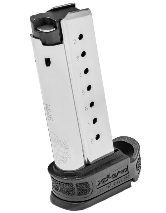 Springfield Armory XD-S Mod.2 9mm 8-Round Magazine With Black Sleeve for XD-S Mod.2