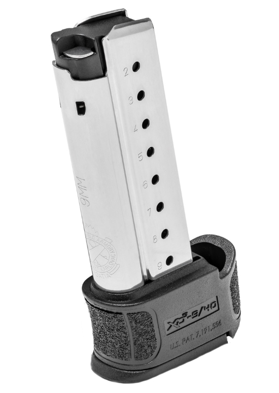 Springfield Armory XD-S Mod.2 9mm 9-Round Magazine Stainless Steel With Black Sleeve - Image 4