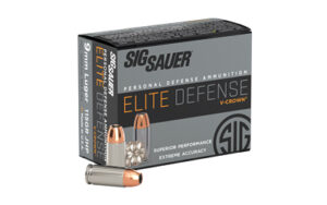 SIG Sauer 9mm Luger 115gr JHP Ammo, 20 Rounds