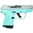 Ruger LCP II .22 LR Crushed Silver/Robin's Egg Blue Pistol, 10-Round product image