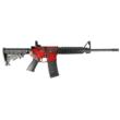 Ruger AR-556 5.56 NATO rifle with red distressed finish