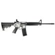Ruger AR-556 5.56 NATO rifle with white distressed finish