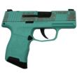 SIG P365 Gun and Roses-Robin's Egg Blue, 3.1 in. barrel, 10-round