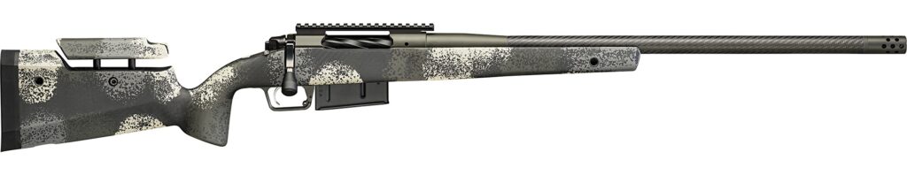 Springfield Armory Model 2020 Waypoint 7mm Rem Mag 24-Inch Rifle Adjustable Stock Evergreen Camo