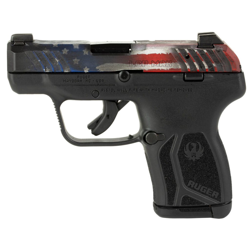 Ruger LCP MAX .380 Auto American Flag Pistol, 2.8-Inch Barrel, 10+1 product image