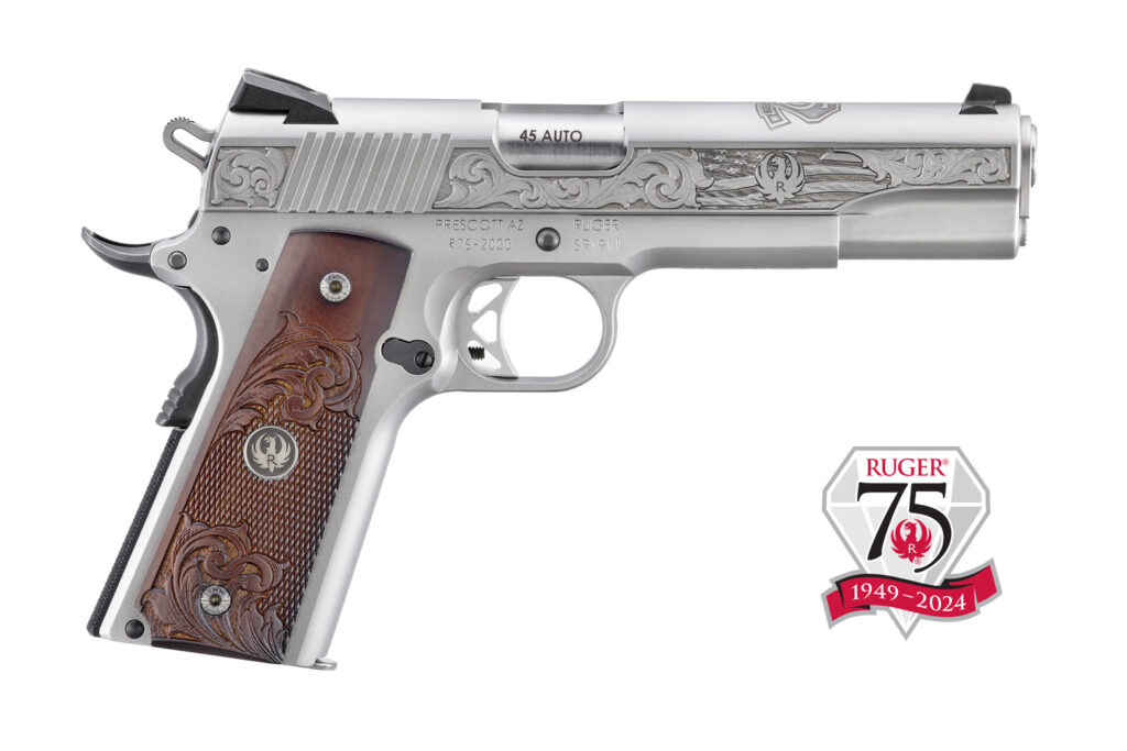 Ruger SR1911 75th Anniversary .45 ACP Pistol, 5" Barrel, 8+1 product image