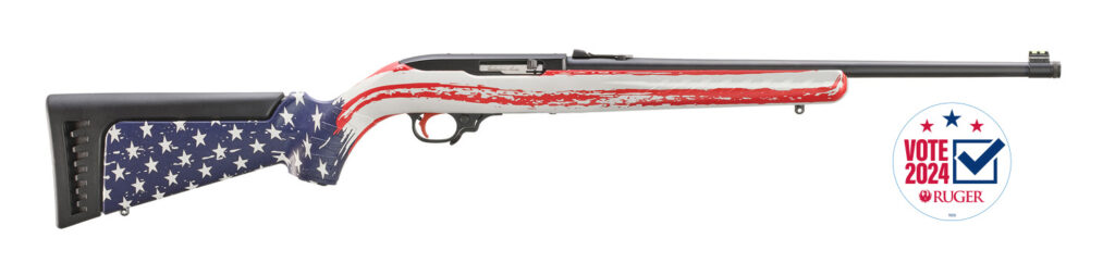 Ruger 10/22 Collector Series USA Vote 2024 .22 LR 18.5" Threaded Rifle, 10-Round