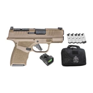 Springfield Armory Hellcat OSP 9mm 3-Inch Pistol 11+1/13+1 Gear Up Package CT-1500 Red Dot FDE product image