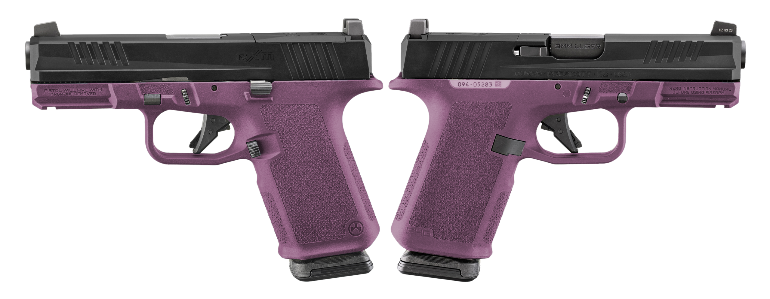 Ruger RXM 9mm Pistol, Black Cherry, 4" Barrel, 15+1 product image