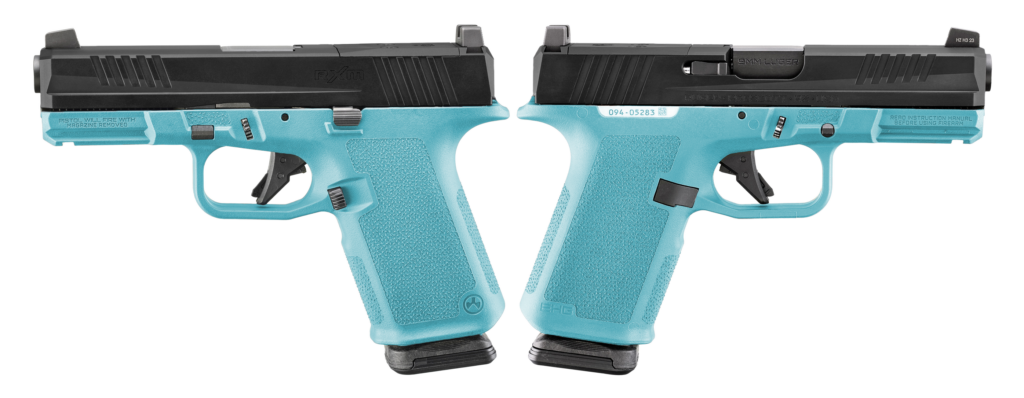 Ruger RXM 9mm Pistol, Robin Egg Blue, 4" Barrel, 15+1 product image