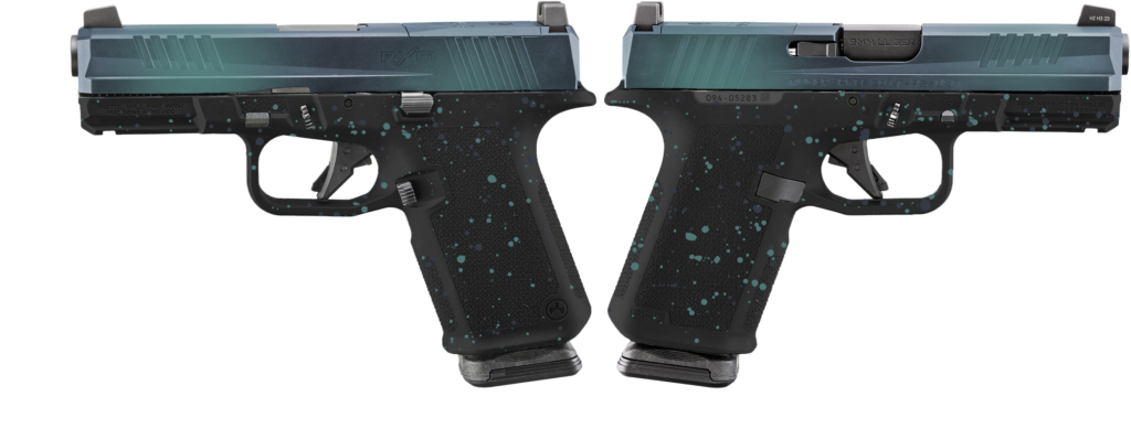 Ruger RXM 9mm Pistol, Northern Lights Splatter, 4" Barrel, 15+1 product image