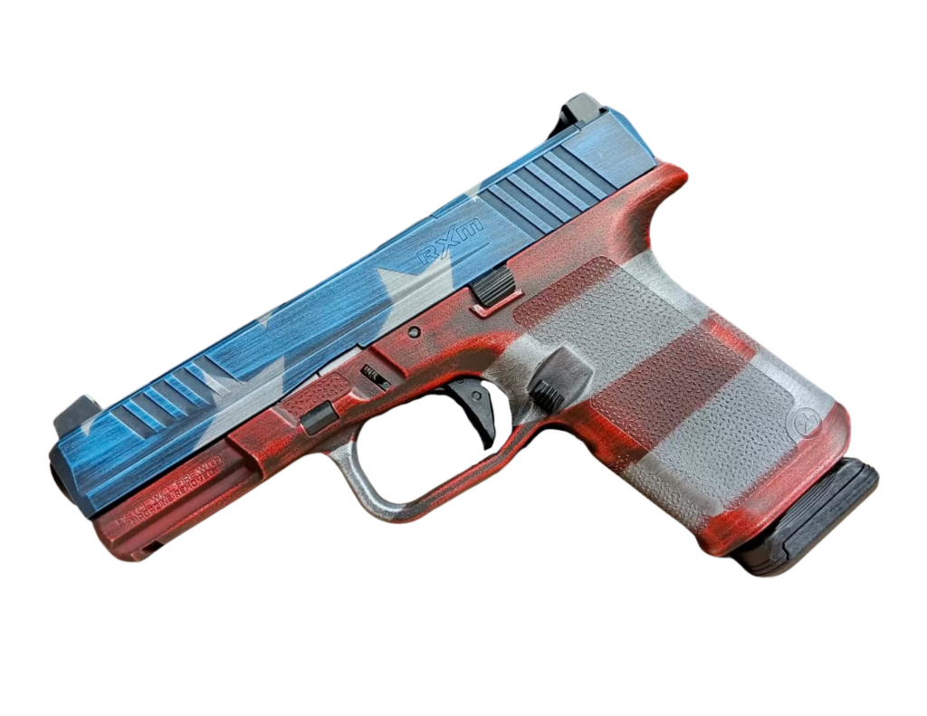 Ruger RXM 9mm Pistol, American Flag, 4" Barrel, 15+1 product image