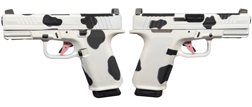 Ruger RXM 9mm Pistol, Cow Print, 4" Barrel, 15+1 product image