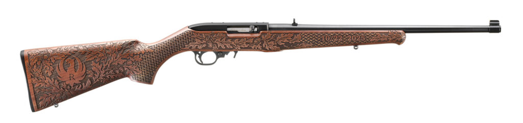 Ruger 10/22 8th Edition Collector Series .22 LR 10-Round Rifle, Engraved Walnut