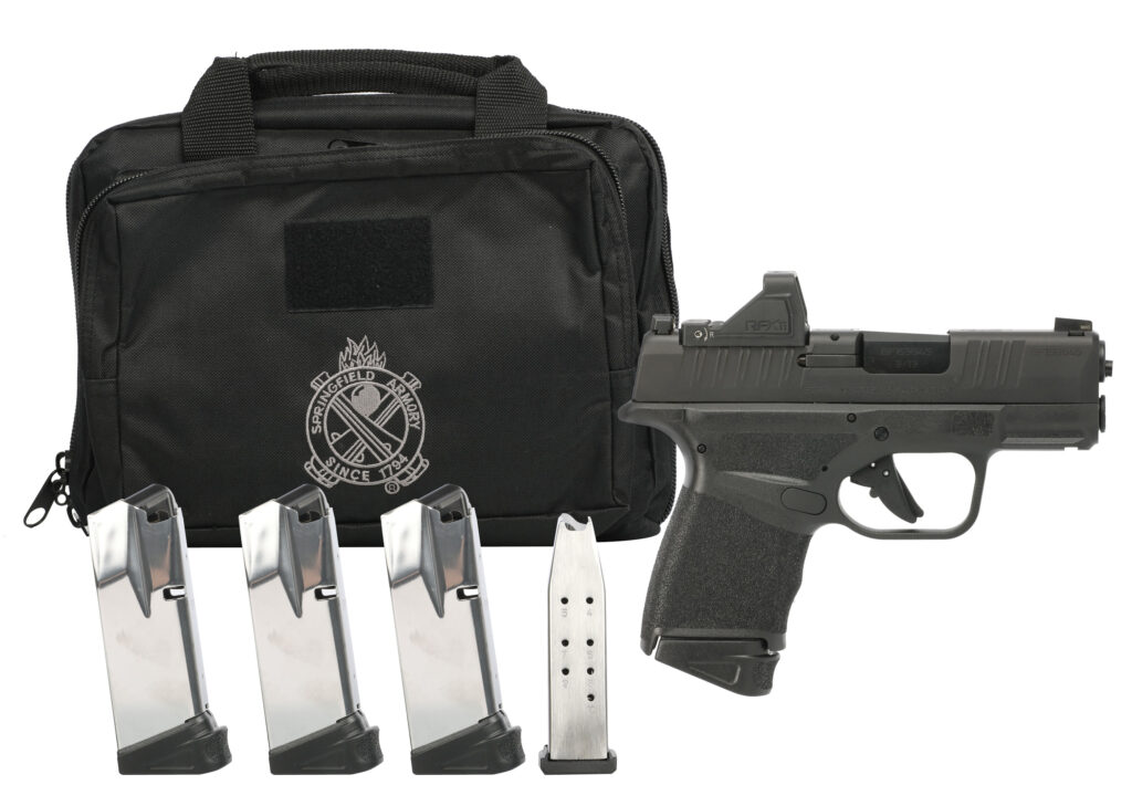 Springfield Armory Hellcat OSP 9mm 3-Inch Pistol 10+1 Gear Up Package Viridian Laser CA Compliant Black product image