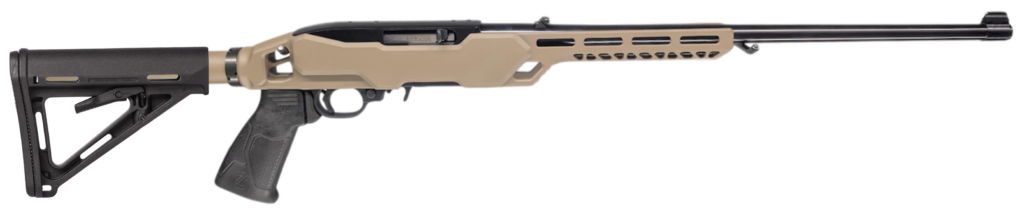 Ruger/Timber Creek Enforcer 10/22 .22 LR 18.5" FDE Chassis Rifle, 10-Round