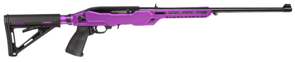 Ruger/Timber Creek Enforcer 10/22 .22 LR 18.5" Purple Chassis Rifle, 10-Round