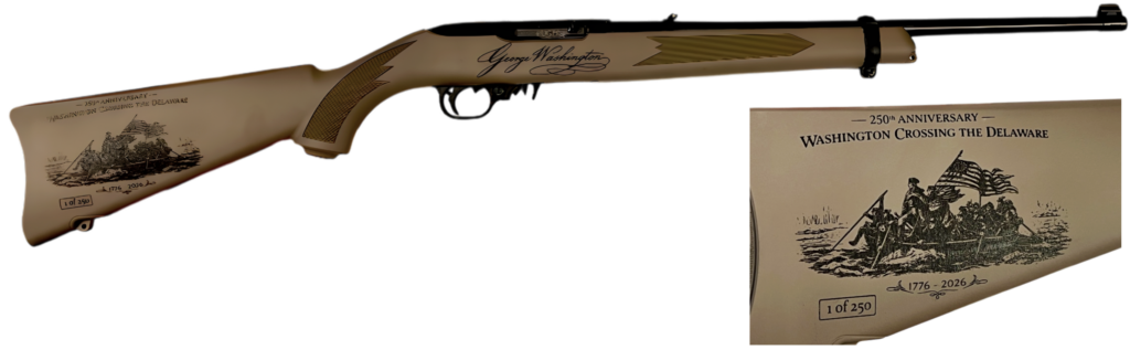 Ruger 250th Anniversary George Washington 10/22 .22 LR 18.5" Rifle, 10-Round