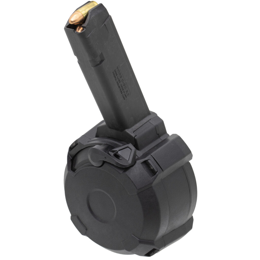 Magpul PMAG D-50 GL9 Drum Magazine for Glock 17, 9mm, 50-Round, Black