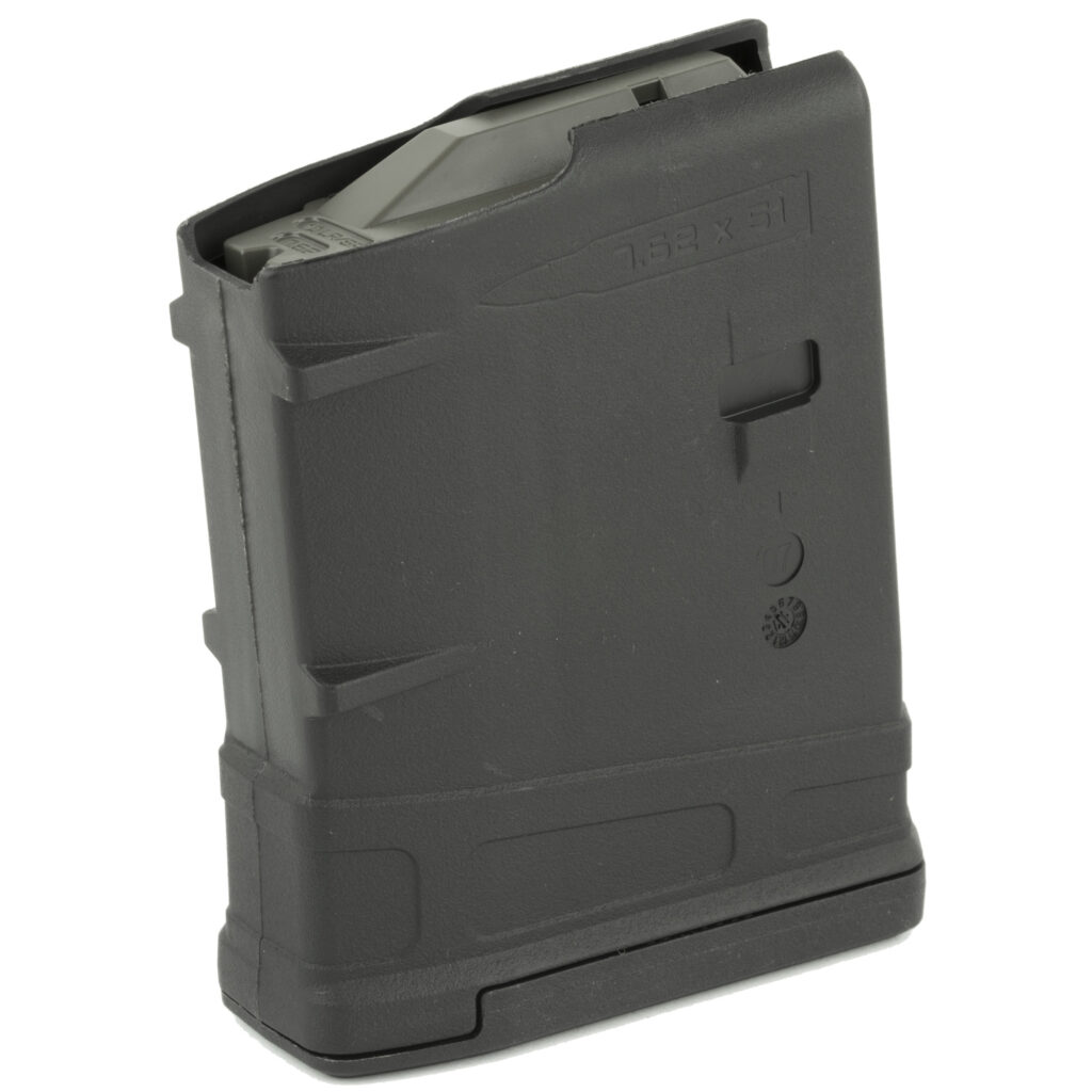 Magpul PMAG 10 LR/SR Gen M3 Magazine, SR-25/M110 7.62x51 NATO/.308 Win, 10-Round, Black