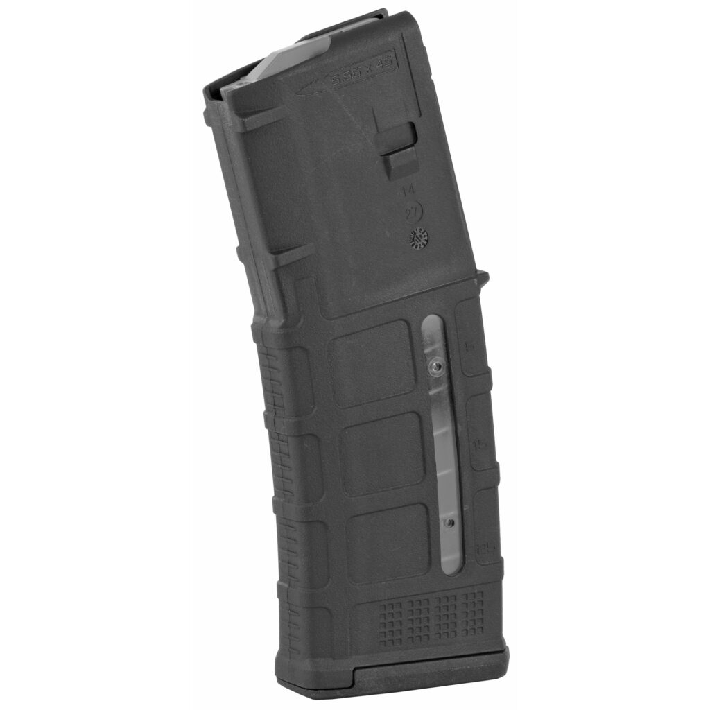 Magpul PMAG 30 AR/M4 Gen M3 Window Magazine, .223 Rem/5.56 NATO, 30-Round, Black