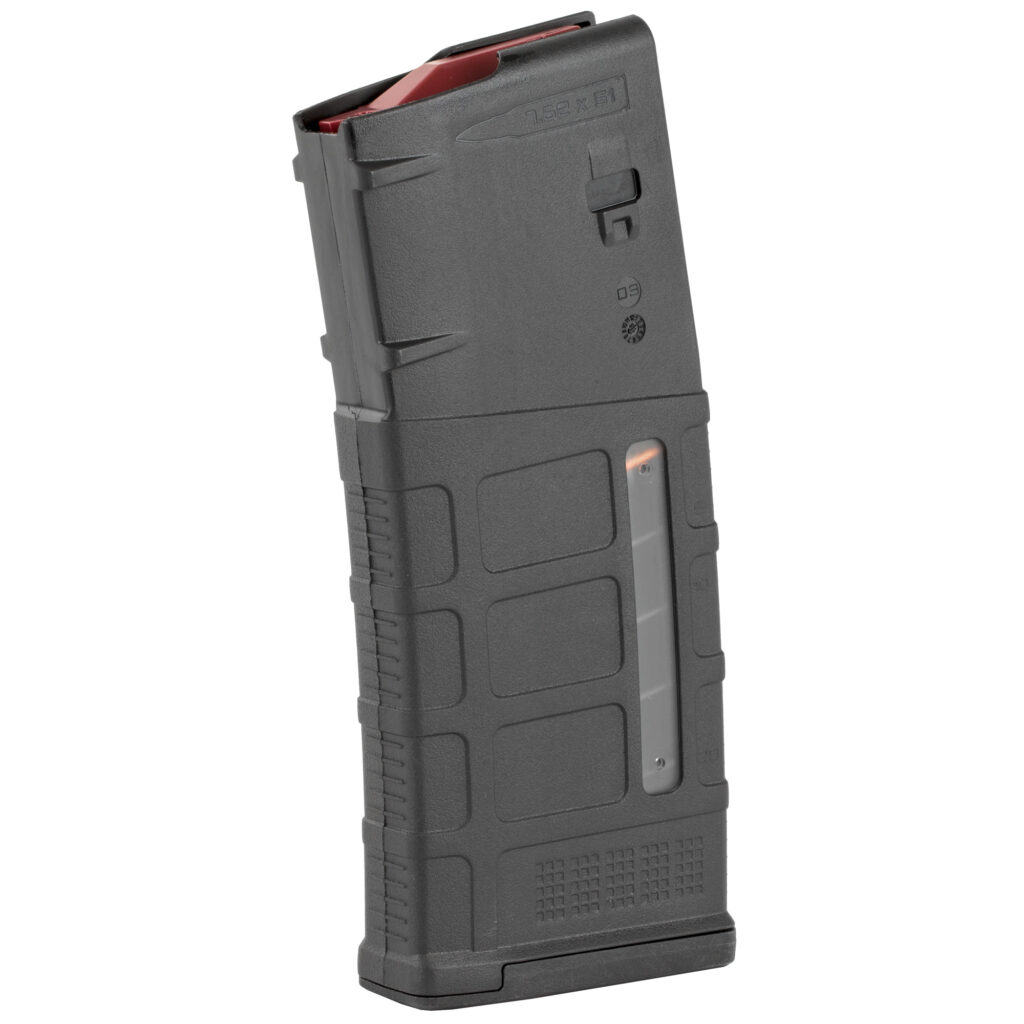 Magpul PMAG 25 M118 LR/SR Gen M3 Window Magazine, 7.62x51 NATO/.308 Win, 25-Round, Black