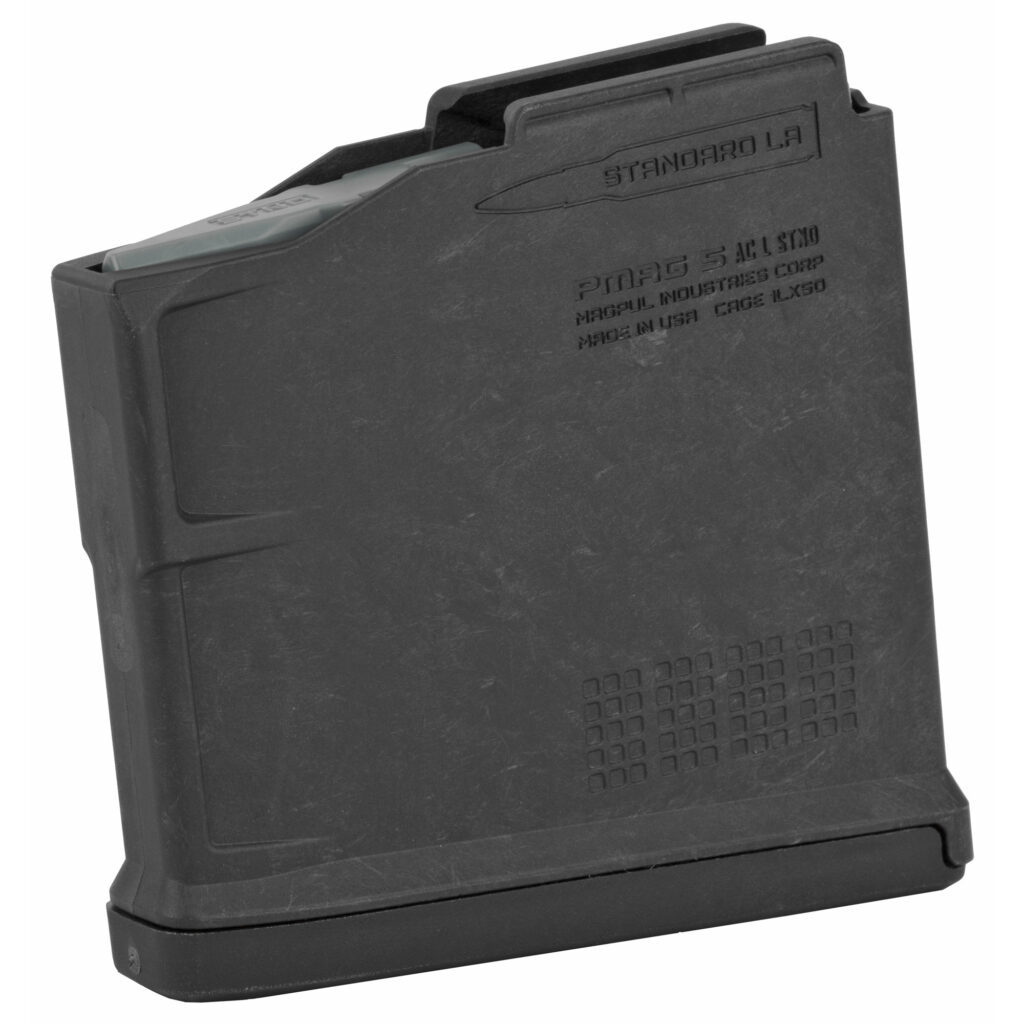 Magpul PMAG 5 AC L Magazine, .30-06 Springfield, 5-Round, Black