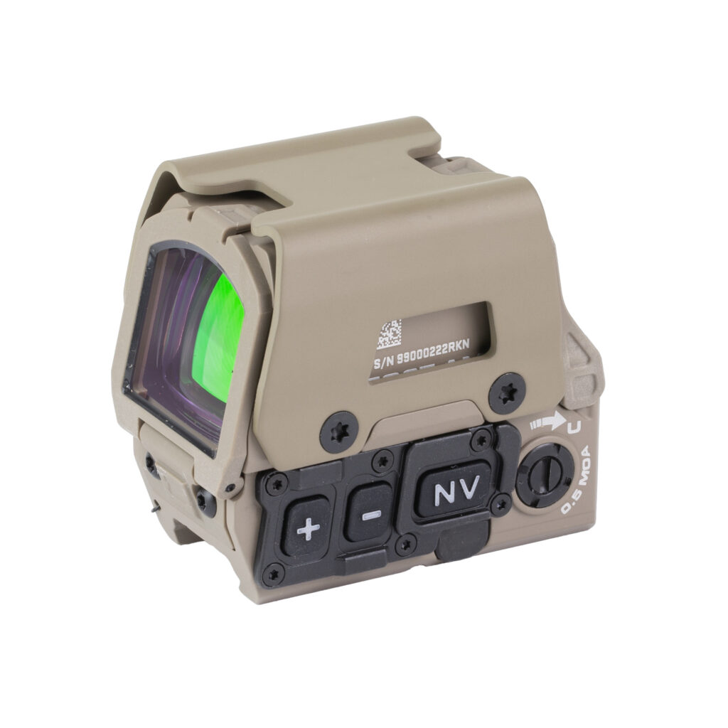 SIG ROMEO8T-AMR FDE 1x40 mm Quad Ballistic Circle Dot 2.0 red dot sight, titanium shroud