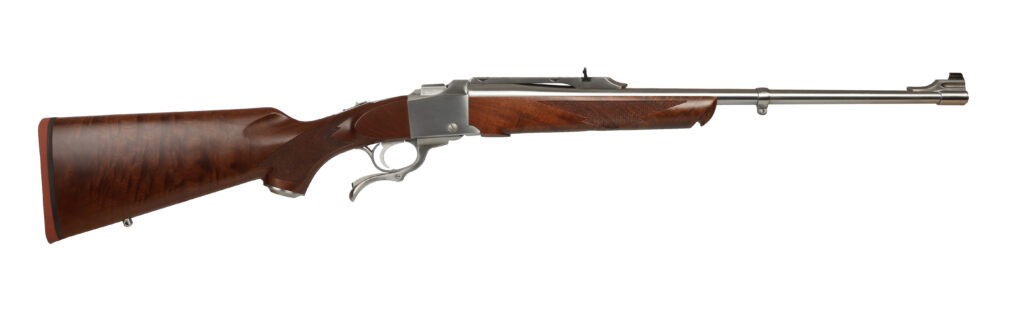 Ruger No. 1 1A Light Sporter .308 Win 22-Inch, High-Grade Walnut Stock, Stainless Finish