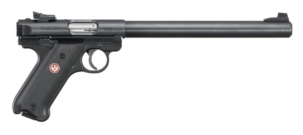 Ruger Mark IV Target .22 LR Pistol, Black, 10" Bull Barrel, 10+1 product image