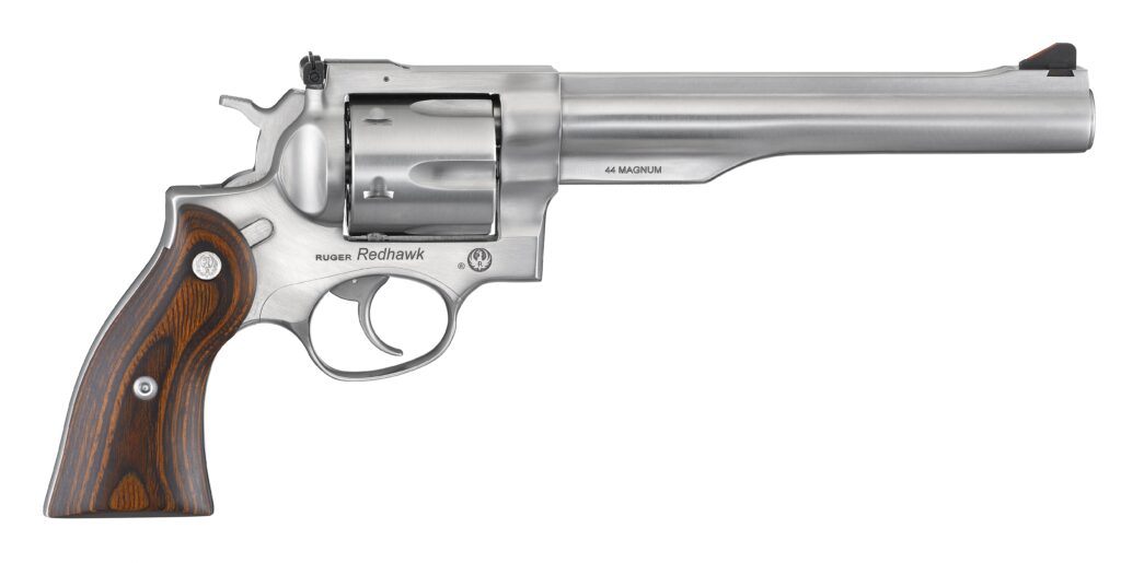 Ruger Redhawk .44 Magnum Revolver, 7.5" Barrel, 6-Round, Hardwood Grip, Stainless