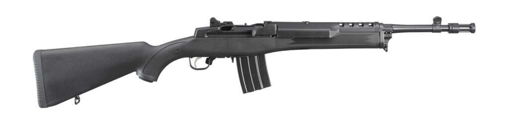 Ruger 5847 Mini-14 Tactical .223 Rem Rifle, Threaded Barrel, Two 20-Round Magazines