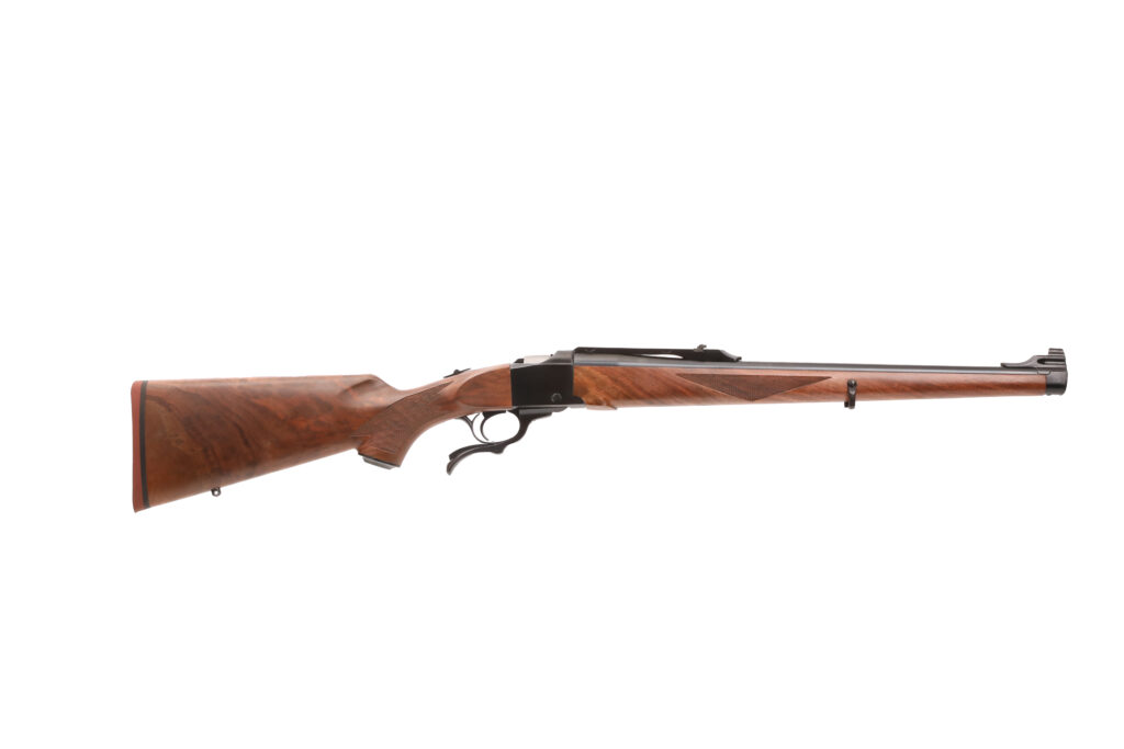 Ruger No. 1 RSI International .22 Hornet 20-Inch, High-Grade Walnut Stock, Blued Finish