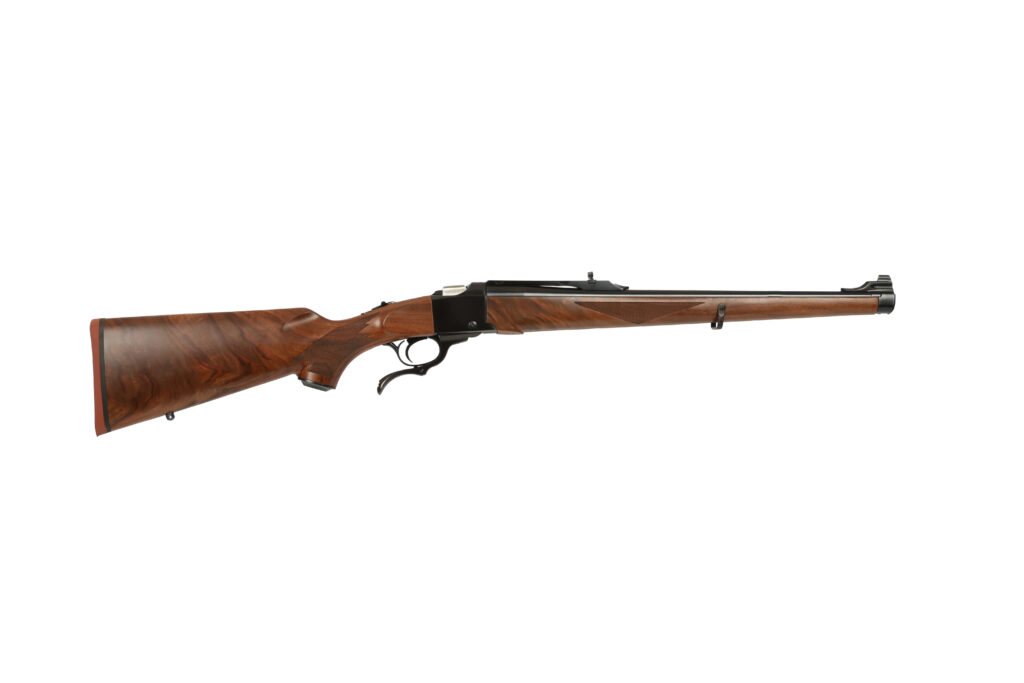 Ruger No. 1 RSI International 9.3x62mm 20-Inch, High-Grade Walnut Stock, Blued Finish
