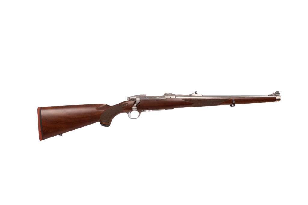 Ruger M77 RSI .22-250 Rem 18.5-Inch, Walnut Stock, Stainless Finish