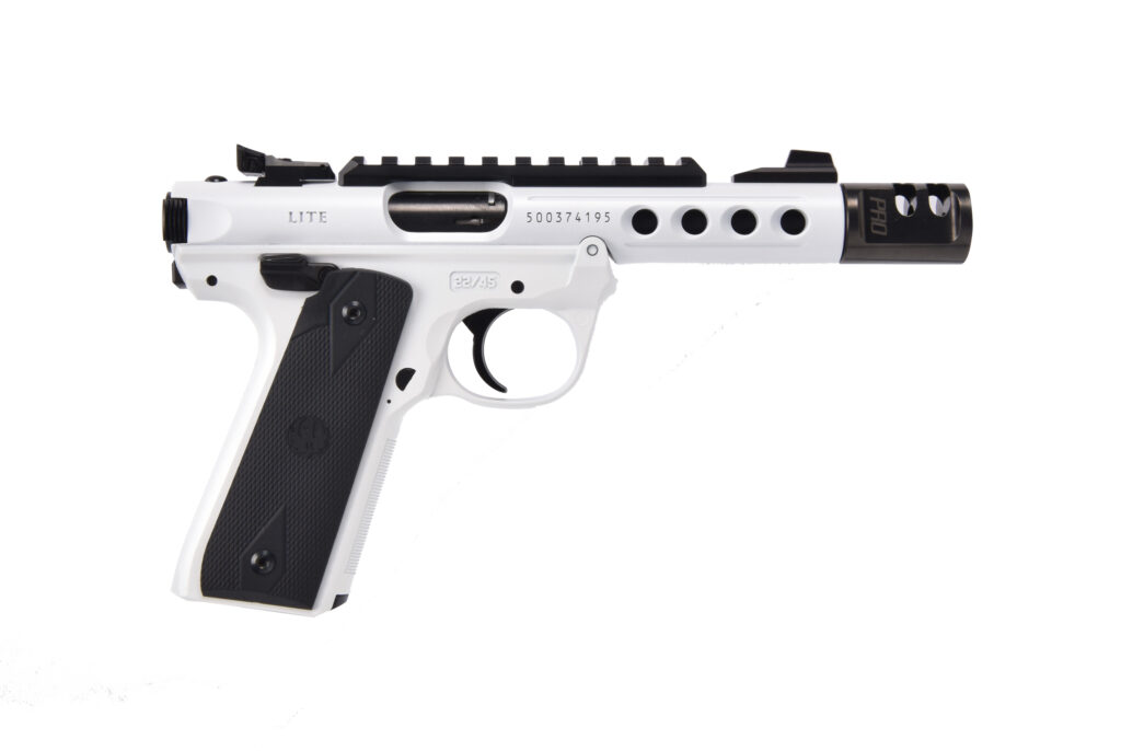 Ruger Mark IV 22/45 Lite .22 LR Pistol, Storm Trooper, 4.4" Threaded Barrel, 10+1 product image