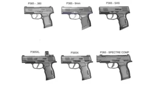 SIG Sauer P365 models comparison