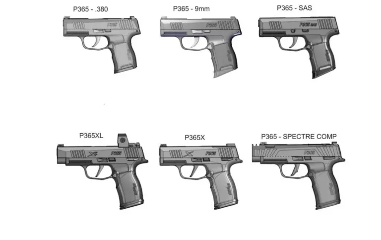 sig sauer p365 models