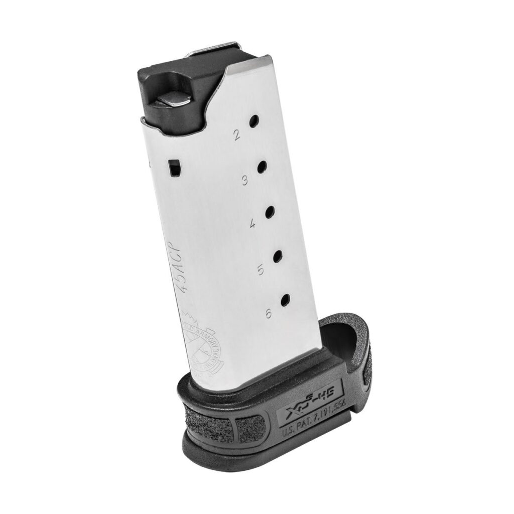 Springfield Armory XD-S Mod.2 .45 ACP 6-Round Magazine With Black Sleeve for XD-S Mod.2