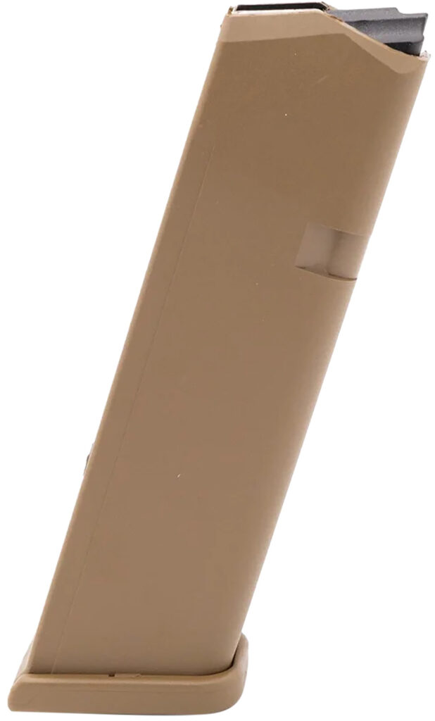 Glock G17, G19 and G19X 9mm 17-round Coyote Tan Magazine
