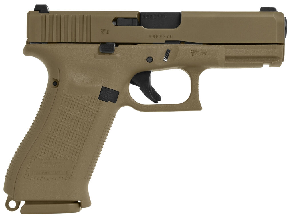 Glock 19X 9mm 4.02" 17-Round Night Sights Coyote/FDE Pistol