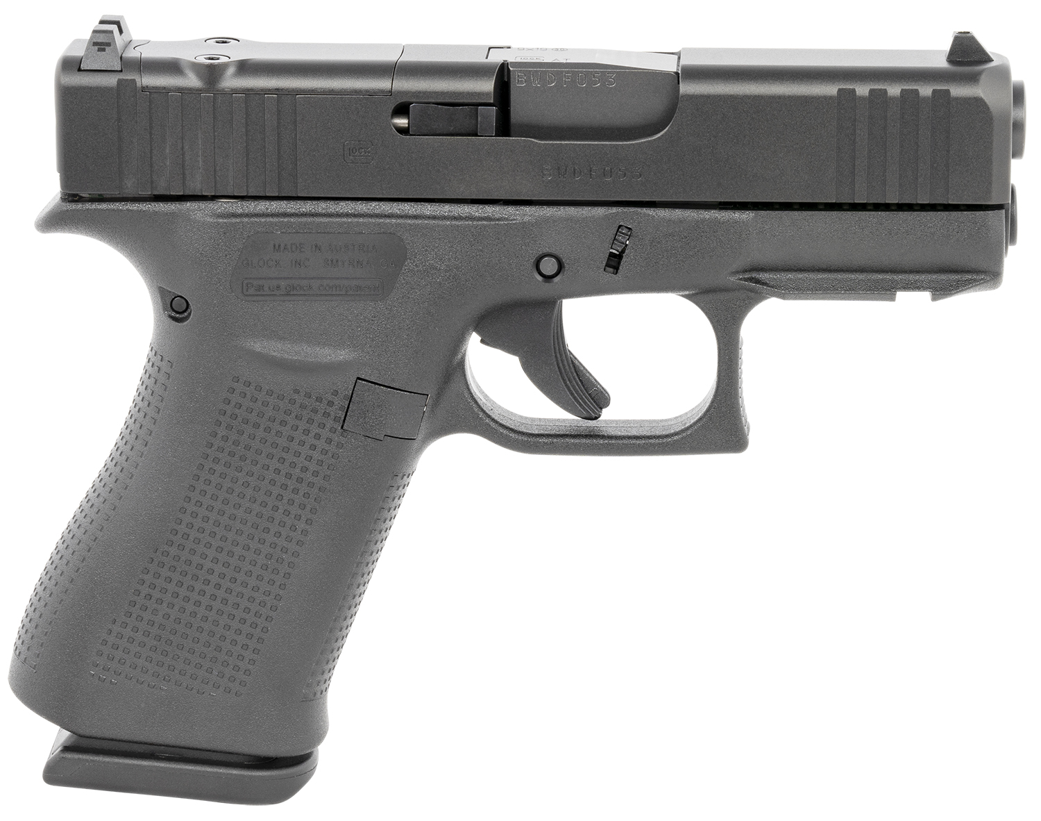 Glock 43X MOS 9mm 3.41" 10-Round Pistol