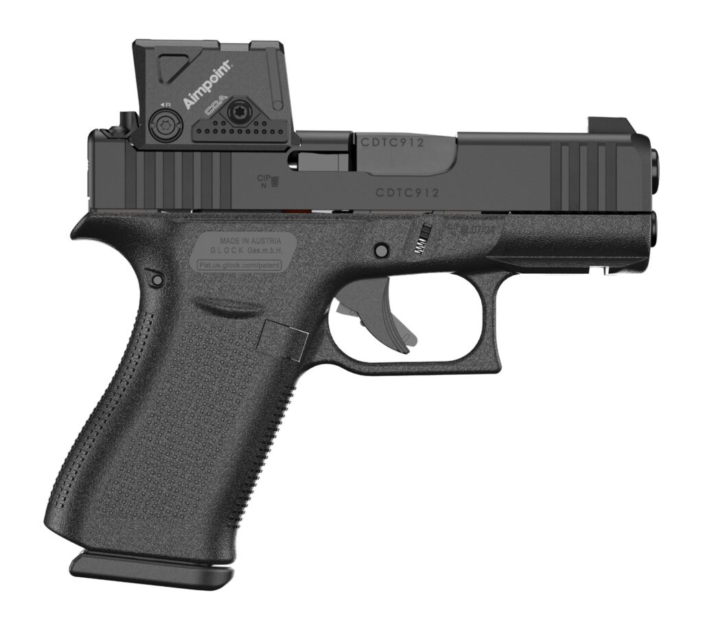 Glock 43X MOS 9mm 3.41" 15-Round Pistol w/Aimpoint COA