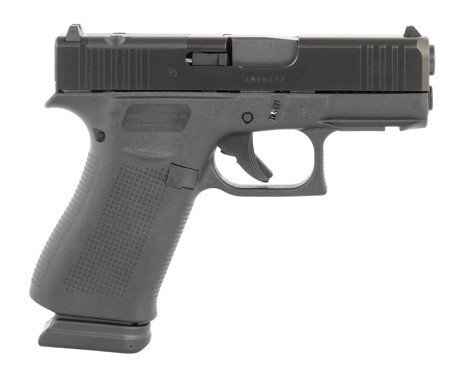 Glock 43X MOS 9mm 3.41" 15-Round Pistol